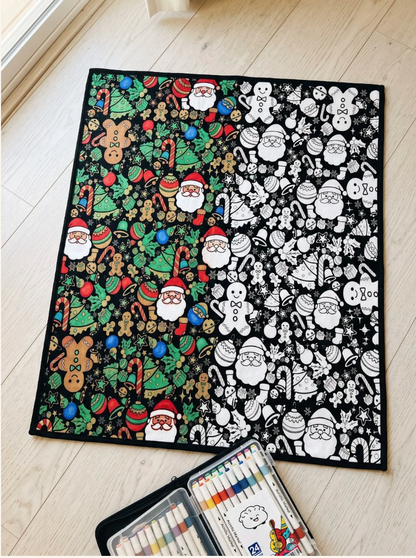 Coloring blanket